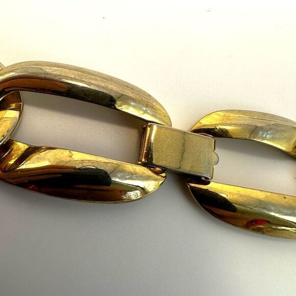 Gold tone link necklace - Picture 6 of 7